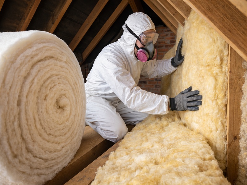 Professional home insulation installation