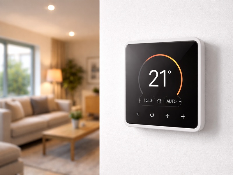 Modern smart heating thermostat system